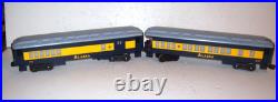 Lionel Six Car ALASKA RR Passenger, Combine, Diner, Observation Set. O Gauge