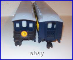 Lionel Six Car ALASKA RR Passenger, Combine, Diner, Observation Set. O Gauge