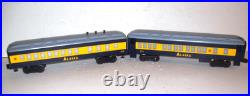 Lionel Six Car ALASKA RR Passenger, Combine, Diner, Observation Set. O Gauge