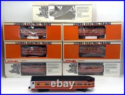 Lionel Southern Pacific Daylight Aluminum 7 Car Passenger Set O Used 4 Dome Cars