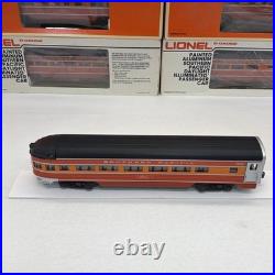 Lionel Southern Pacific Daylight Aluminum 7 Car Passenger Set O Used 4 Dome Cars
