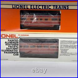 Lionel Southern Pacific Daylight Aluminum 7 Car Passenger Set O Used 4 Dome Cars
