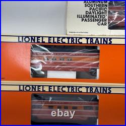 Lionel Southern Pacific Daylight Aluminum 7 Car Passenger Set O Used 4 Dome Cars