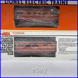 Lionel Southern Pacific Daylight Aluminum 7 Car Passenger Set O Used 4 Dome Cars