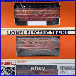 Lionel Southern Pacific Daylight Aluminum 7 Car Passenger Set O Used 4 Dome Cars
