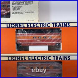 Lionel Southern Pacific Daylight Aluminum 7 Car Passenger Set O Used 4 Dome Cars