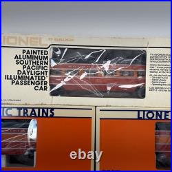 Lionel Southern Pacific Daylight Aluminum 7 Car Passenger Set O Used 4 Dome Cars