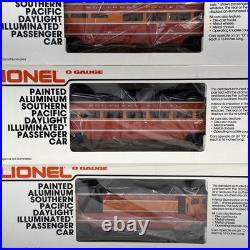 Lionel Southern Pacific Daylight Aluminum 8 Car Passenger Set O New 6-9589 19107