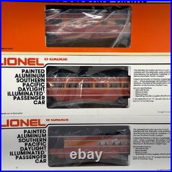 Lionel Southern Pacific Daylight Aluminum 8 Car Passenger Set O New 6-9589 19107