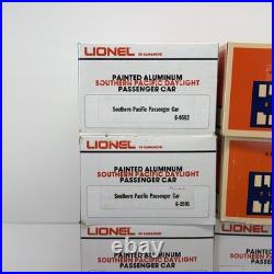 Lionel Southern Pacific Daylight Aluminum 8 Car Passenger Set O New 6-9589 19107