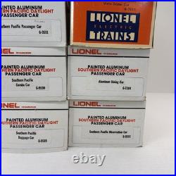 Lionel Southern Pacific Daylight Aluminum 8 Car Passenger Set O New 6-9589 19107