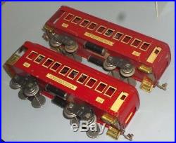 Lionel Standard Gauge Set #8 Locomotive With 337 Passenger & 338 Observation Car