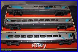 Lionel Trains 6-15584 Amtrak Acela Passenger Car 3-Pack Set with ISSUES