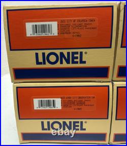 Lionel Wabash Madison Passenger 4-car Set 6-19062 6-19063 6-19064 6-19065 Nib