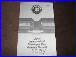 Lionel's Pennsylvania Heavyweight Passenger Cars, 3 Pak Set, 6-15554, Brand New