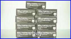 Lot of 9 Walthers Proto Union Pacific LIGHTED Passenger car set HO scale