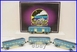 MTH 10-1064 O Blue Comet Passenger Car Set (Set of 4) LN/Box