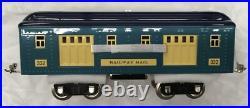 MTH 10-5075 Tinplate 300 Series Std Gauge 3-Car Passenger Set 2-Tone Blue NIB