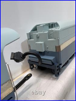 MTH 20-3194-1 Santa Fe 4-6-4 Blue Goose Steam Engine withPS2 & 5 Car Passenger Set