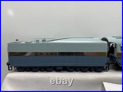 MTH 20-3194-1 Santa Fe 4-6-4 Blue Goose Steam Engine withPS2 & 5 Car Passenger Set
