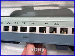 MTH 20-3194-1 Santa Fe 4-6-4 Blue Goose Steam Engine withPS2 & 5 Car Passenger Set