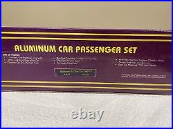 MTH 20-6008, Baltimore & Ohio Cincinnatian, 60' Aluminum, 5 Car Passenger Set
