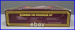 MTH 20-6019 O Union Pacific 60' Aluminum Passenger Cars (Set of 4) LN/Box