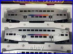 MTH 20-61051 New Jersey Transit NJT bi-level Bombardier passenger 4-car set LNIB