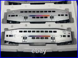 MTH 20-61051 New Jersey Transit NJT bi-level Bombardier passenger 4-car set LNIB
