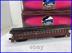 MTH 20-62003/20-62004 4 Car Woodsided Passenger Set Pennsylvania RR