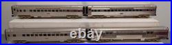 MTH 20-64088 O Santa Fe 70' Streamlined RPO Ribbed 4-Car Passenger Set LN/Box