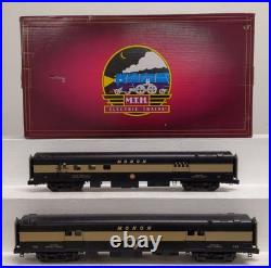 MTH 20-64137 O Monon 2-Car 80' Streamlined Baggage/RPO Passenger Set EX/Box