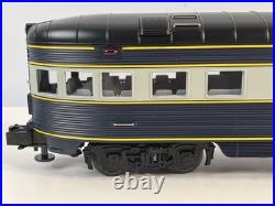MTH 20-6513 Baltimore & Ohio Streamliner Ribbed 5 Car Passenger Set B&O O Gauge