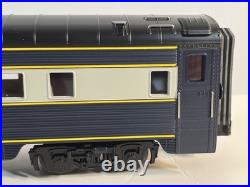 MTH 20-6513 Baltimore & Ohio Streamliner Ribbed 5 Car Passenger Set B&O O Gauge