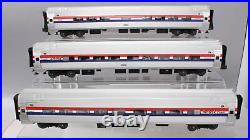MTH 20-6519 O Amtrak Amfleet Passenger Car Set (Set of 3)/Box