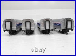 MTH 20-6531 Amfleet 4-Car Passenger Set LN