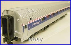 MTH 20-6531 O Gauge Amtrak Amfleet 4-Car Passenger Set LN/Box