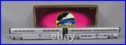 MTH 20-6541 O Amtrak 5 Stripe SuperLiner Slpr/Diner Passenger Car Set (Set of 2)