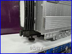 MTH 20-6545 CB&Q California Zephyr 70' streamlined passenger 5-car set VG+ MTH 20-6545 CB&Q California Zephyr 70' streamlined passenger 5-car set VG+