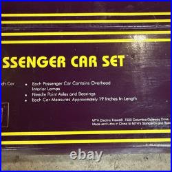 MTH 20-6551 Great Northern 5 Car 70' ABS Passenger Set- Smooth Rare
