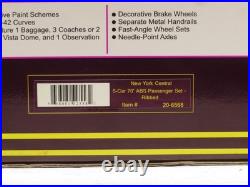 MTH 20-6568 New York Central 5-Car 70' ABS Passenger Set LN