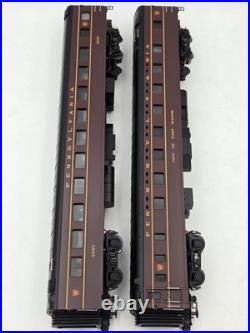 MTH 20-66010 Pennsylvania 2-Car 70' Sleeper + Diner Passenger Set NEW Tested