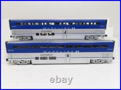 MTH 20-66122 Amtrak 2-Car Superliner Passenger Set LN