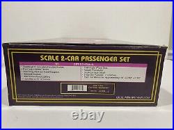 MTH 20-6656 Amtrak 5-Stripe 2-Car Amfleet Passenger Set