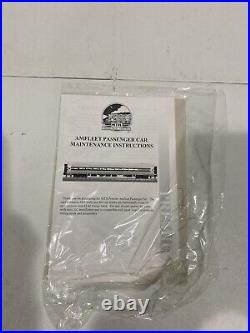 MTH 20-6656 Amtrak 5-Stripe 2-Car Amfleet Passenger Set