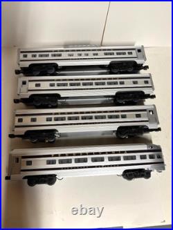 MTH 20-80002E PENNSYLVANIA ALUMINUM 4 CAR PASSENGER SET WithBOXES O GAUGE