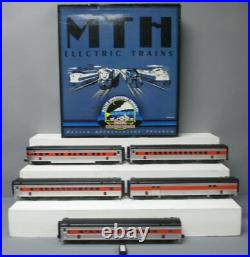 MTH 20-80003C O New Haven 70' Streamlined Passenger Car Set (Set of 5)/Box