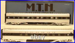 MTH 20-80004E O BNSF 70' Streamlined Slpr/Diner Passenger Car Set (Set of 2) LN