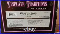 MTH 256 O Gauge Electric Engine & 3 Car 710 Series Passenger Set. Orange? NEW