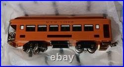 MTH 256 O Gauge Electric Engine & 3 Car 710 Series Passenger Set. Orange? NEW